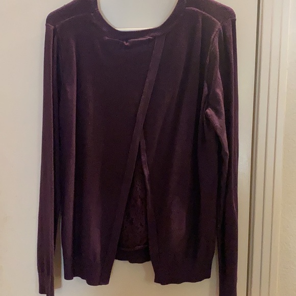 Women’s sweater with lace back detailing - Picture 3 of 4